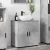 Image de vidaXL Cabinet de salle de bain avec porte Gris béton 61 x 35 x 64 cm