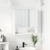 Image de vidaXL Armoire Miroir Blanc 59 x 17 x 55 cm Bois d'ingénierie