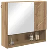 Image de vidaXL Spiegelkast Artisan Eiken 59 x 17 x 55 cm Bewerkt hout