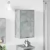 Image de vidaXL Cabinet de salle de bain Gris béton 39 x 23,5 x 65 cm