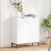 Image de vidaXL Buffet Blanc 69,5 x 33 x 82 cm Bois d'ingénierie