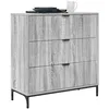 Image de vidaXL Buffet Gris Sonoma 79,5 x 33 x 82 cm Bois d'ingénierie