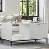 Image de vidaXL Table basse Blanc 90 x 49 x 46 cm Bois d'ingénierie