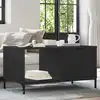 Image de vidaXL Table basse Chêne noir 90 x 49 x 46 cm Bois d'ingénierie