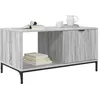 Image de vidaXL Salontafel Grijs Sonoma 90 x 49 x 46 cm Bewerkt hout