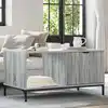 Image de vidaXL Table basse Gris Sonoma 90 x 49 x 46 cm Bois d'ingénierie