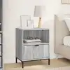 Image de vidaXL Cabinet de chevet Sonoma gris 49 x 36 x 61 cm Bois d'ingénierie