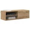 Image de vidaXL Houten Kast 100,5 x 39 x 30 cm Artisan Eiken Bewerkt hout