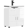 Image de vidaXL Badkamerkast set TULUM Hoogglans wit 60 x 34 x 63 cm