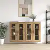 Image de vidaXL Armoires Murailles 2 pc chêne artisanal 69,5 x 34 x 90 cm
