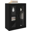 Image de vidaXL Armoires Murailles 2 pc Chêne noir 69,5 x 34 x 90 cm