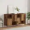 Image de vidaXL Buffets 2 pc Bois ancien