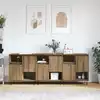 Image de vidaXL Buffet 3 pc Chêne artisanal 60 x 35 x 70 cm
