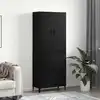 Image de vidaXL Haut Armoire 2 pc Chêne noir 69,5 x 34 x 180 cm