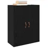 Image de vidaXL Armoire Murale 2 pc Chêne noir 69,5 x 34 x 90 cm