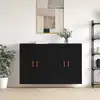 Image de vidaXL Armoire Murale 2 pc Chêne noir 69,5 x 34 x 90 cm