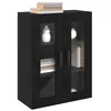 Image de vidaXL Armoires Murailles 2 pc Chêne noir 69,5 x 34 x 90 cm