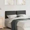 Image de vidaXL Tête de lit capitonnée Gris Naturel et Foncé 160 cm Pin massif