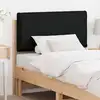 Image de vidaXL Tête de lit capitonnée Naturel et Noir 100 cm Pin massif
