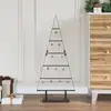 Image de vidaXL Arbre de Noël en métal avec support Noir 90 cm Acier