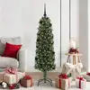 Image de vidaXL Sapin de Noël artificiel Vert 150 cm PVC et acier et plastique