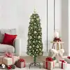 Image de vidaXL Sapin de Noël artificiel Vert 150 cm PVC et acier et plastique