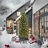 Image de vidaXL Sapin de Noël artificiel Vert 240 cm PVC et acier et plastique