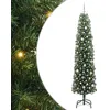 Image de vidaXL Sapin de Noël artificiel Vert 240 cm PVC et acier et plastique