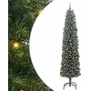 Image de vidaXL Sapin de Noël artificiel Vert 240 cm PVC et acier et plastique