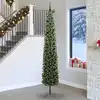 Image de vidaXL Sapin de Noël artificiel Vert 270 cm PVC et acier et plastique