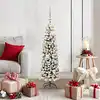 Image de vidaXL Sapin de Noël artificiel Vert 120 cm PVC et acier et plastique