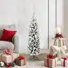 Image de vidaXL Sapin de Noël artificiel Vert 120 cm PVC et acier et plastique