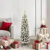 Image de vidaXL Sapin de Noël artificiel Vert 120 cm PVC et acier et plastique