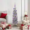 Image de vidaXL Sapin de Noël artificiel Vert 120 cm PVC et acier et plastique