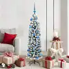 Image de vidaXL Sapin de Noël artificiel Vert 150 cm PVC et acier et plastique