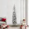 Image de vidaXL Sapin de Noël artificiel Vert 210 cm PVC et acier et plastique
