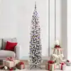 Image de vidaXL Sapin de Noël artificiel Vert 210 cm PVC et acier et plastique