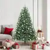 Image de vidaXL Sapin de Noël Artificiel à Branches Articulées Vert 180 cm