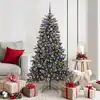 Image de vidaXL Sapin de Noël artificiel Vert 150 cm PVC, plastique et acier