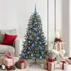 Image de vidaXL Sapin de Noël artificiel Vert 150 cm PVC, plastique et acier