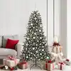 Image de vidaXL Sapin de Noël artificiel Vert 180 cm PVC, plastique et acier