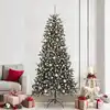 Image de vidaXL Sapin de Noël artificiel Vert 240 cm PVC, plastique et acier