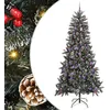 Image de vidaXL Sapin de Noël artificiel Vert 240 cm PVC, plastique et acier