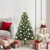Image de vidaXL Arbre de Noël artificiel à charnières 150 LED Vert 120 cm