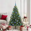 Image de vidaXL Arbre de Noël artificiel à charnières 150 LED Vert 150 cm