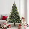Image de vidaXL Arbre de Noël artificiel en silicone flexible 300 LEDs Vert