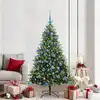 Image de vidaXL Arbre de Noël artificiel en silicone flexible 300 LEDs Vert