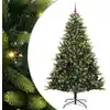 Image de vidaXL Arbre de Noël artificiel en silicone flexible 300 LEDs Vert