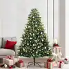 Image de vidaXL Arbre de Noël artificiel en silicone flexible 300 LEDs Vert