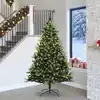 Image de vidaXL Arbre de Noël artificiel en silicone flexible 300 LEDs Vert